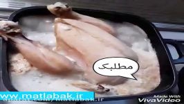 فیلم آموزشی خورش آلو مرغ شکم پر