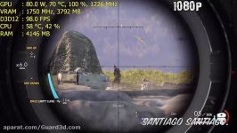 عملکرد Sniper Elite 4 روی RX 470 DX12 DX11