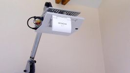 Interactive Smart board on wall lift with UST projector