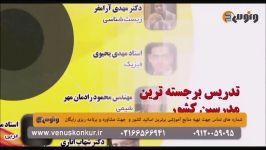 تدریس مبحث معادله حرکت نوسانی فیزیک کنکور استاد یحیوی  موسسه ونوس