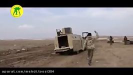 نیروهای حشدالشعبی ماشین داعش را غنیمت گرفتند غرب تلعفر