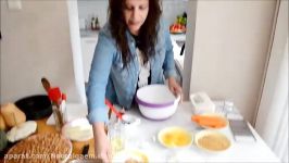 کیک هویج آموزش شیرینی پزی طرز تهیه کیک هویج