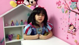 Elsa And Snow White Play Dress Up In Costumes With Barbie Dolls Toys Life Guard And Doctor For Girls