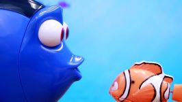 Finding Dory Giant Dory Fish with Finding Nemo and Magic Sea Shell Changing Looks Dory Biting Shark