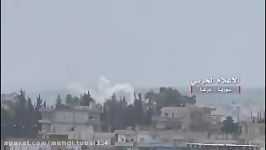 درگیری بین ارتش سوریه تروریستهای جبهه النصره در درعا