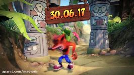 تریلر تاریخ انتشار بازی Crash Bandicoot Remastered