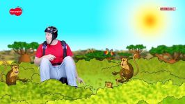 Animals on Safari with Steve and Maggie  Story for Children  English for Kids