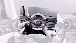 اخبار خودرو  فضای داخلی  Mercedes SL