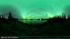 360 VR timelapse footage of the Aurora Borealis over Kashwitna Lake Alaska