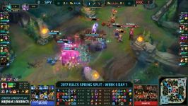 FNC vs SPY Highlights Game 2 EU LCS 2017 Spring W5D1 Fnatic vs Splyce