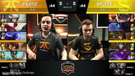 FNC vs SPY Highlights Game 1 EU LCS 2017 Spring W5D1 Fnatic vs Splyce