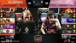 G2 vs UOL Highlights Game 2 EU LCS 2017 Spring W5D1 G2 Esports vs Unicorns Of Love