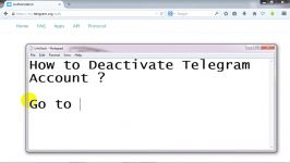 غیر فعال كردن تلگرام
