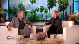 George Clooney Pranks Ellen جرج کلونی در برنامه الن شو