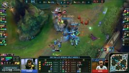 DIG vs FLY Highlights Game 1 NA LCS 2017 Spring W5D1 Dignitas vs FlyQuest