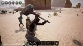 گیم پلی Conan exiles Part 1 بعد 4 ساعت به فنا رفتیم 