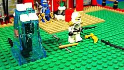 Lego ninjago zane vs cole لگو نینجا گو زین vs کول