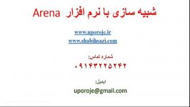 شبیه سازی مسافرت بین دو شهر ارنا Arena