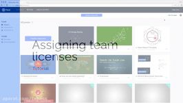 Prezi tutorial Assigning team licenses