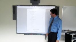 Interactive PDF demonstration using Smartboard