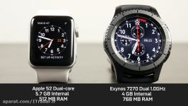 مقایسه ساعت هوشمند Apple Watch 2 Samsung Gear S3