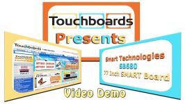 Smartboard SMART Board SB680 77in. Quick demo and review