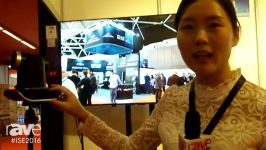 ISE 2016 Minrray Shows UV950A Series HD Video Conference Camera