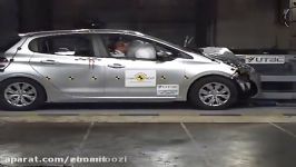 تست تصادف پژو ۲۰۸ توسط موسسه Euro NCAP
