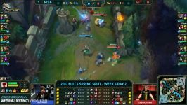 Vitality vs Misfits Game 2 Highlights  EU LCS W5D2 Spring 2017  VIT vs MSF G2