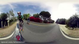 360° Video Downhill Skateboarding VR  PEOPLE ARE AWESOME