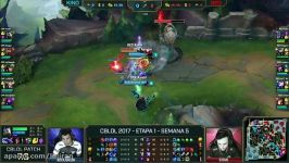 RED vs KINO Highlights ALL GAMES  CBLoL W5D2 Spring 2017  RED vs KINO G1