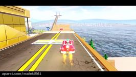 Cartoon for children TRIPLE DONALD DUCK SQUAD Funny adventure with Cars Pool