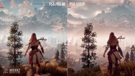 Horizon Zero Dawn  PS4 Pro vs PS4 Gameplay Comparison