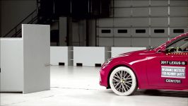 2017 Lexus IS small overlap IIHS crash test