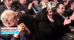 اشکهای همسر حجازی در اختتامیه جشنواره فیلم های ورزشی