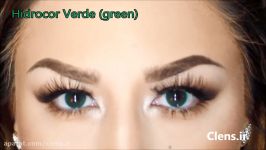 لنز رنگی سولوتیکا هیدروکور Verde  سی لنز