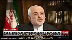 Iran FM Zarif on CNN recent US military threats مصاحبه ظریف سی ان ان تهدیدات نظامی آمریکا