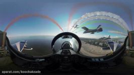 360° VIDEO  FRECCE TRICOLORI BEST AEROBATIC TEAM OF THE WORLD  Pattuglia acrobatica nazionale