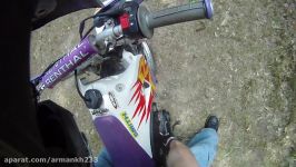 GoPro 1995 Yamaha RT100 2 Stroke Dirt Bike Helmet Cam Trail Riding 720P HD