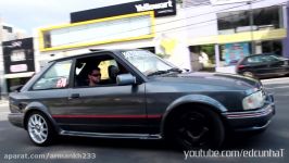 Ford Escort XR3 Turbo Acelerando forte  Turbo CWB