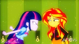 Sunset Shimmer and twilight sparkle