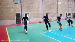 Goalkeeper futsal تمرینات دروازه بانی فوتسال