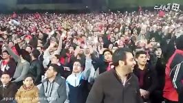 شادمانى جمعى پرسپولیسى ها در استادیوم