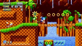 Sonic Mania  Green Hill Zone Act 2 Gameplay