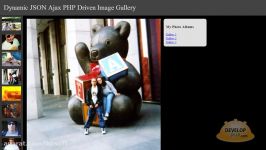 json tutorial for beginners part 6 Ajax PHP Multiple Album Photo Gallery