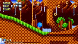 گیم پلی 2 مرحله Green Hill Zone در بازی Sonic Mania