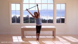 14 Minute Pilates Workout with Exercise Band  Kristi Cooper