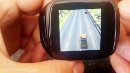 Ourtime x01s Smart Phone Watch Traffic Racer Test