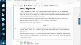 Deep Learning with Tensorflow  Linear Regression with TensorFlow