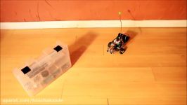 HC SR04 Ultrasonic sensor  object avoiding Arduino robot.  ClusterBot